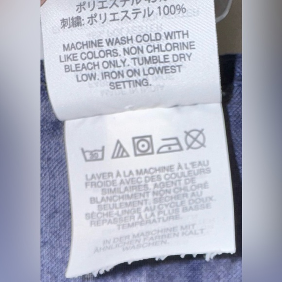 J. Crew Navy Blue Eyelet Swim Coverup. One Size / No Size. EUC! - Picture 6 of 8